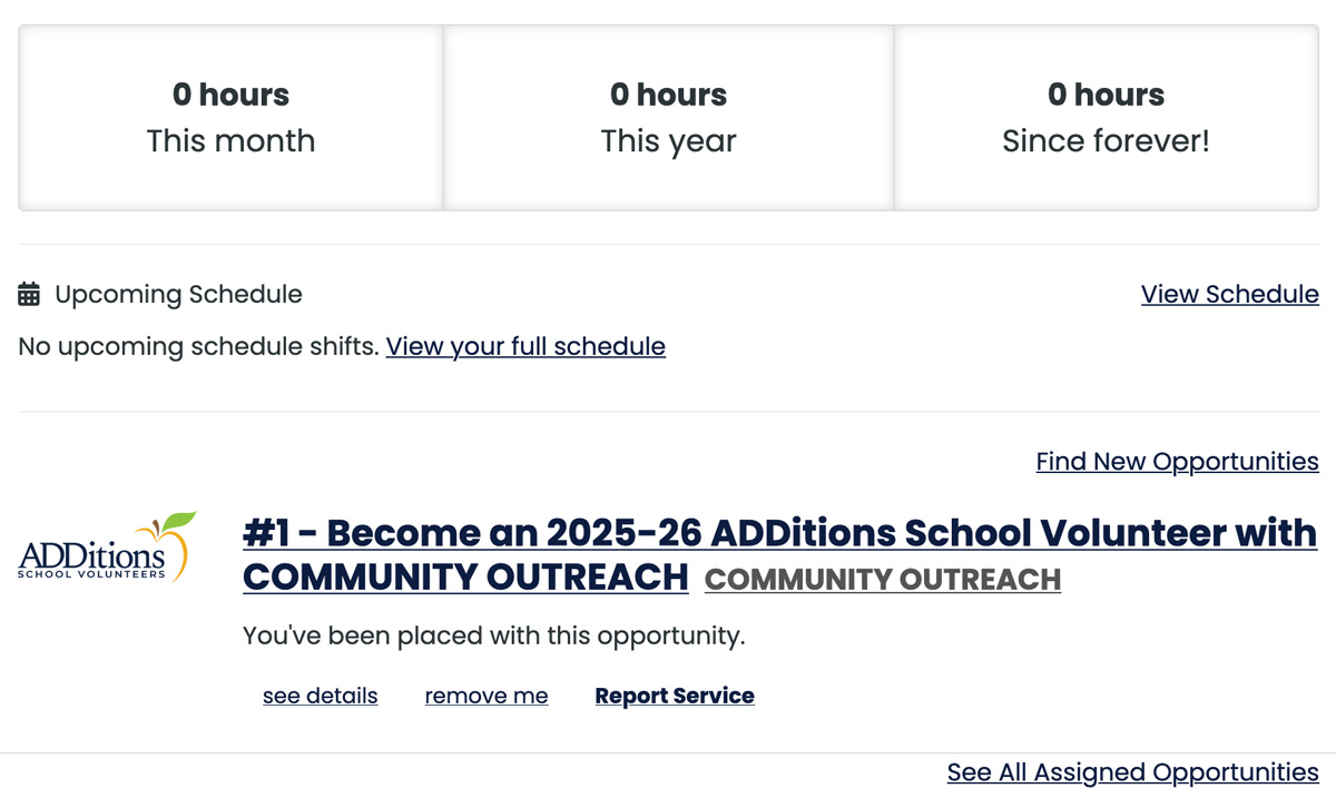 Orange County Public Schools - Volunteer Portal